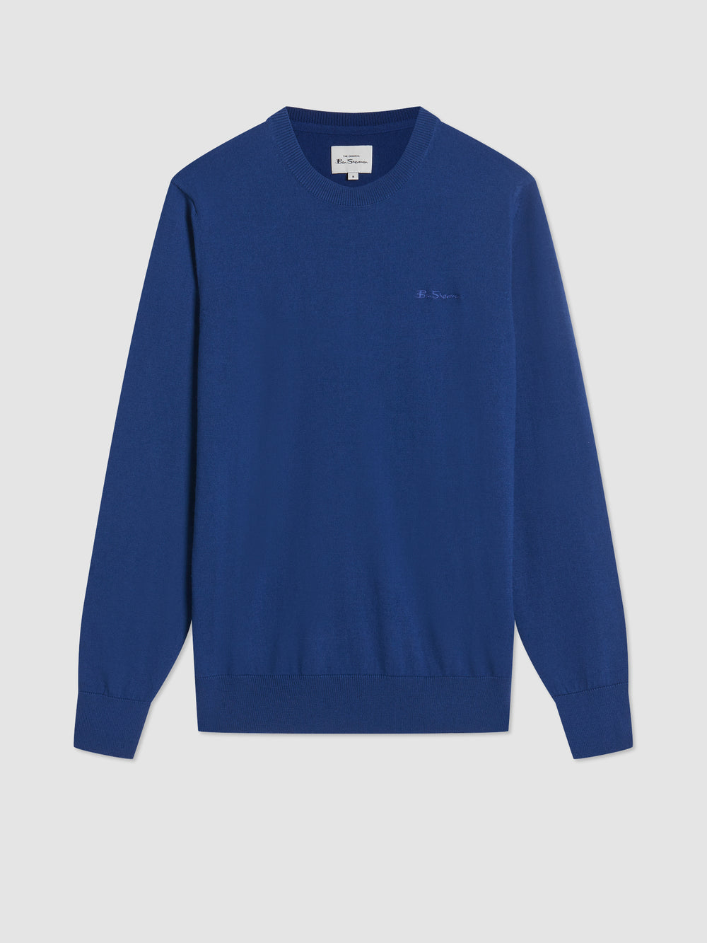 Knitwear Ben Sherman Signature Merino Crewneck Bleu | ZXY-21856416